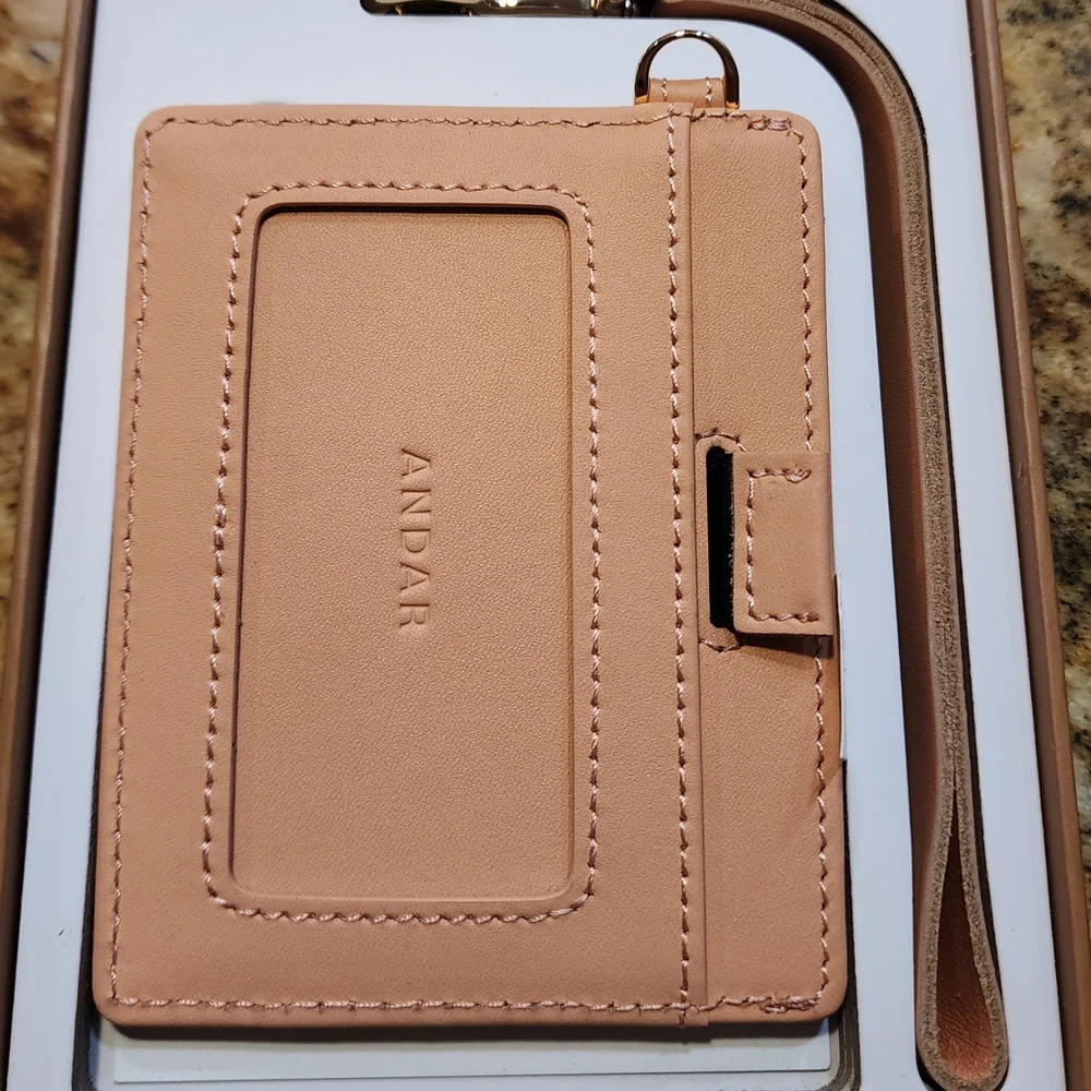 Peach Compact Wallet - Picture 1 of 4